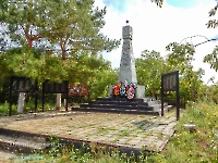 Памятник п. Уранбаш. Июль 2023 года