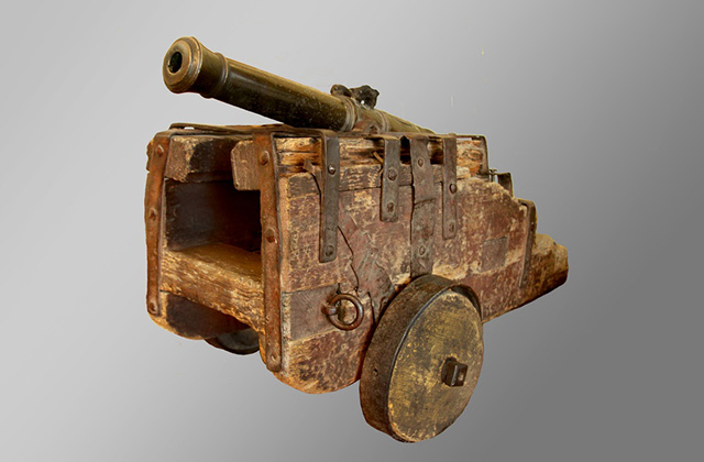 Пушка повстанческой армии Е. Пугачева. Хранится в областном краеведческом музее