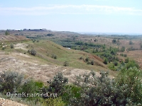 Геологический разрез Новокиевского железорудного месторождения. Июль 2012 года