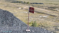 Террикон шахты Новокапитальная. Август 2023 года