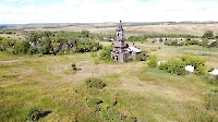 Церковь в честь Покрова Пресвятой Богородицы с. Алфёровка. Август 2023 года