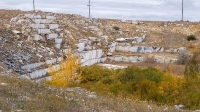 Айдырлинское месторождение мрамора. Сентябрь 2021 года