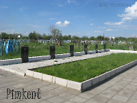 Мемориал воинам, скончавшимся от ран в госпиталях города Орска. 2009 год