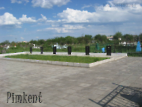 Мемориал воинам, скончавшимся от ран в госпиталях города Орска. 2009 год