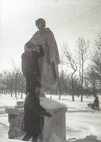 Памятник Александру Матросову. 1969 год