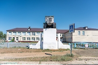 Памятник первоцелинникам в посёлке Восточный. Июнь 2025 года