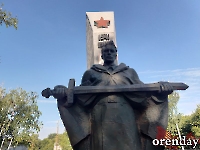 Памятник погибшим в годы Великой Отечественной войны с. Адамовка. 2026 год