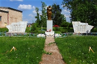 Памятник солдату с. Гавриловка. Май 2016 года