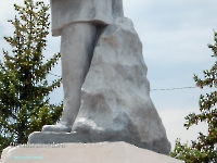 Памятник В.И. Ленину с. Сакмара. Июль 2023 года