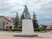 Памятник В.И. Ленину с. Сакмара. Июль 2023 года