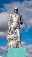 Памятник солдату победителю в Великой Отечественной войне с. Бриент. Сентябрь 2021 года