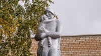 Памятник воинам односельчанам, погибшим в Великой Отечественной войне с. Аландское. Сентябрь 2021 года