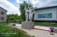 Памятник павшим воинам в годы Великой Отечественной войны с. Сара. Июль 2026 год