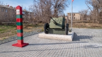 Мемориал героев Великой Отечественной войны п. Домбаровский. Апрель 2022 года