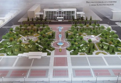Проект реконструкции центральной площади города Бузулука