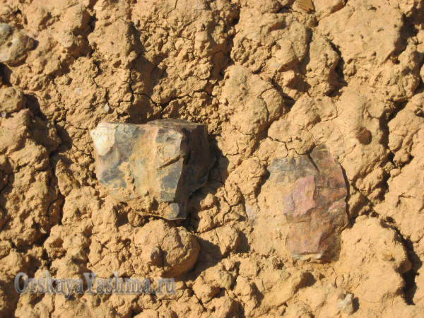 Рис. 5 Пестроцветная яшма сорта «маломерка» 1:4