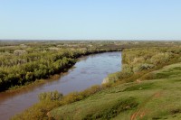 Вид на реку Урал с горы Горюн