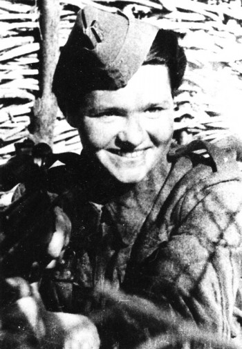 Снайпер чехословацкого батальона Мария Лялькова-Ластовецка