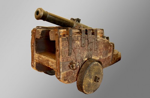 Пушка повстанческой армии Е. Пугачева. Хранится в областном краеведческом музее