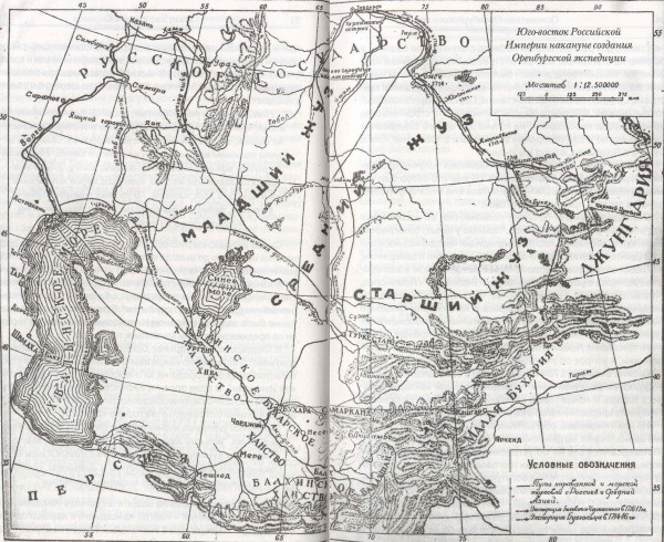 Юго-восток Российской Империи накануне создания Оренбургской экспедиции