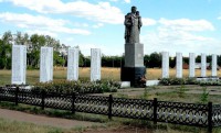 Памятник, посвященный  защитникам Отечества, погибшим в Великой Отечественной войне с. Преображенка