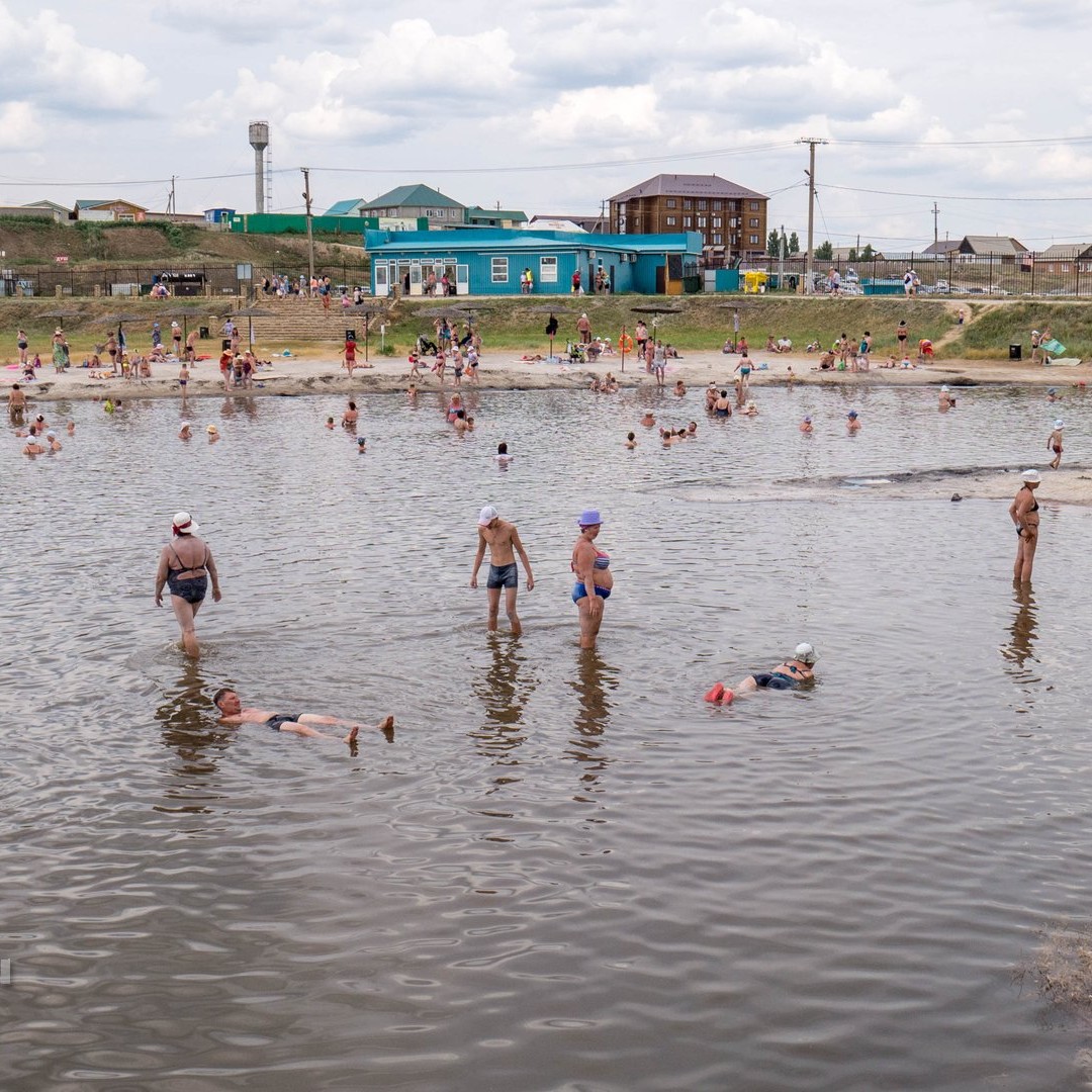 пляж в орске